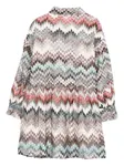 Платье с узором зигзаг Missoni Kids, черный - фото 2