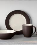 Набор из 4 салатных тарелок Colorwave Rim Noritake, Chocolate - фото 3