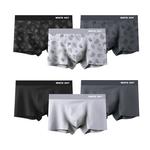 Мужские боксеры WHITE HOT, 6 штук (черные 2 + темно-серые 2 + светло-серые 2) - фото 8