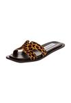 Кожаные мюли Steve Madden, цвет leopard - фото
