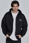Толстовка SIKSILK Zip-up sweatshirt, Black - фото