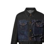 Мужская джинсовая куртка Louis Vuitton, черный - фото 6