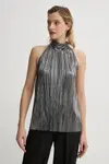 Блуза-топ Groundberry Duro Bruuns Bazaar, серебряный - фото