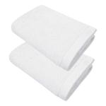 Полотенце framsohn Botanic Deluxe (2 шт), 100 см, белый - фото