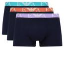 Трусы 3 шт. Emporio Armani, синий - фото