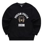 Свитер graphic sweater 'black white' Fila Fusion, черный - фото