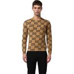 Джемпер мужской Gucci, бежевый / черный - фото 4