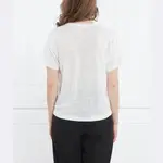 Льняная футболка обычного кроя Samsøe Samsøe, белый - фото 3