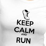 Футболка Kruskis Keep Calm And Run, белый - фото 2