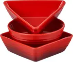 Набор посуды Le Creuset Stoneware, 3 предмета, красный - фото 2