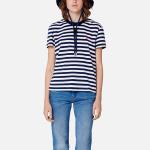 Футболка унисекс синяя/белая Amiparis, синий - фото 3