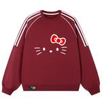 Hello Kitty Hello Kitty SS25 свитшот Unisex Sanrio, бордовый - фото