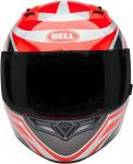 Мотошлем BELL Qualifier Powersports, Gloss Conduit Red/Silver - фото 2