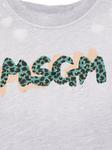 Футболка с логотипом MSGM Kids, серый - фото 3