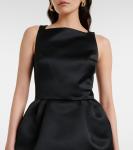 Платье Trecchi с вышивкой из дюшеса Safiyaa, черный - фото 4