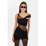 Флоринда | Сетчатое макси-платье Lamarque, черный - фото 2