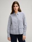 Блуза JOOP! Baraa, темно-синий/белый - фото 2