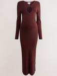 Вязаное платье Next, бургундия - фото 2