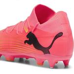 Бутсы Puma Future 7 Match MxSG, оранжевый - фото 4