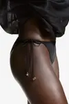 Плавки бикини со стрингами на завязках H&M, черный - фото 3