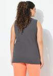 Топ Ulla Popken Top, Graphite Grey/Grey - фото 2