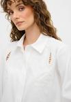 Блузка на пуговицах BEADED adL, белый - фото 5