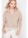 Толстовка trendyol Sweatshirt, бежевый - фото