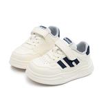 Низкие детские кроссовки для скейтбординга Budding, бежевый/синий - фото 3