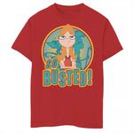 Футболка с плакатом Disney's Phineas & Ferb для мальчиков 8–20 лет So Busted Disney - фото