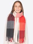 Шарф Seasons of April, красно-белый - фото 2