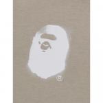 Футболка с принтом Face logo A BATHING APE, серый - фото 8