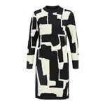 Платье с длинными рукавами Object Ray Aop, черный - фото 2