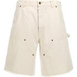 Джинсовые бермуды Maison Margiela, бежевый - фото 2