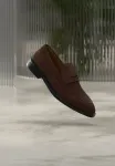 Кожаные слипоны Zign, Dark Brown - фото