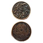 Набор из 12 металлических монет "Змееуст" RGFK - фото 3