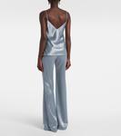 Атласная майка Ischia Galvan, Dove Blue - фото 3