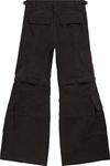 Брюки Balenciaga Flared Cargo 'Black', черный - фото 2