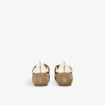 Кроссовки кожаные Sam Edelman Zaria, коричневый / белый - фото 4