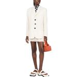 Пинстрип пиджак fresco MARNI, белый - фото 4