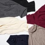 Водолазка Uniqlo мужская из шерсти мериноса теплая, черный - фото 3