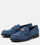 Лоферы из денима с логотипом Miu Miu, Denim - фото 5