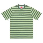 Топ Supreme Reverse Stripe Short-Sleeve Top, Green - фото