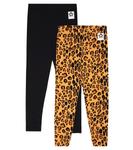 Комплект из 2 леггинсов из джерси. Mini Rodini, мультиколор - фото