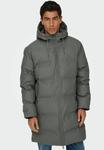 Пальто Only & Sons ONSROYCE PUFFER JACKET, Castor Gray/Light Grey - фото