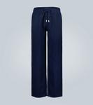 Льняные брюки пача Vilebrequin, синий - фото