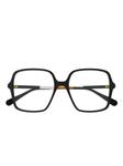 Связанные очки G Gucci Eyewear, черный - фото