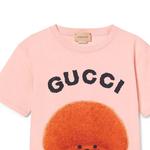 Футболка детская Gucci, розовый / оранжевый - фото 4