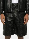 Кожаные шорты John Richmond, черный - фото 5