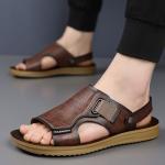 EGCHI Пляжные сандалии Men's Gray/Brown/Black - фото 9