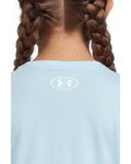 Футболка Under Armour Kids Script Logo Tee, цвет Stream - фото 3